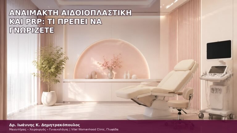 αναίμακτη αιδοιοπλαστική και prp: τι πρέπει να γνωρίζετε