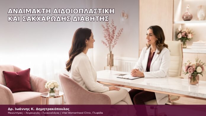 αναίμακτη αιδοιοπλαστική και σακχαρώδης διαβήτης