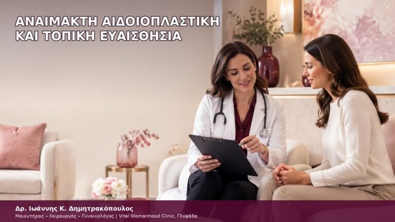 αναίμακτη αιδοιοπλαστική και τοπική ευαισθησία