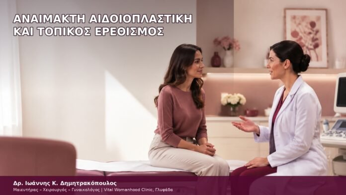 αναίμακτη αιδοιοπλαστική και τοπικός ερεθισμός