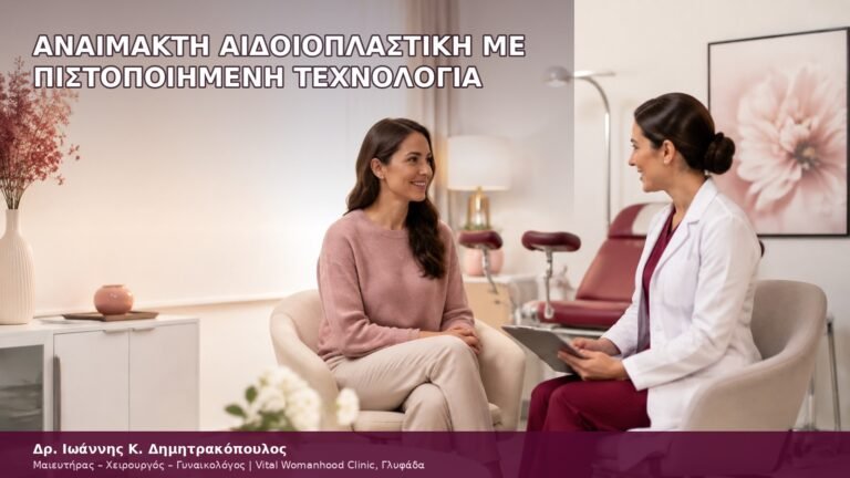 αναίμακτη αιδοιοπλαστική με πιστοποιημένη τεχνολογία