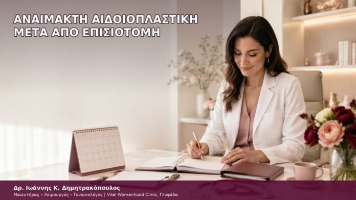 αναίμακτη αιδοιοπλαστική μετά από επισιοτομή