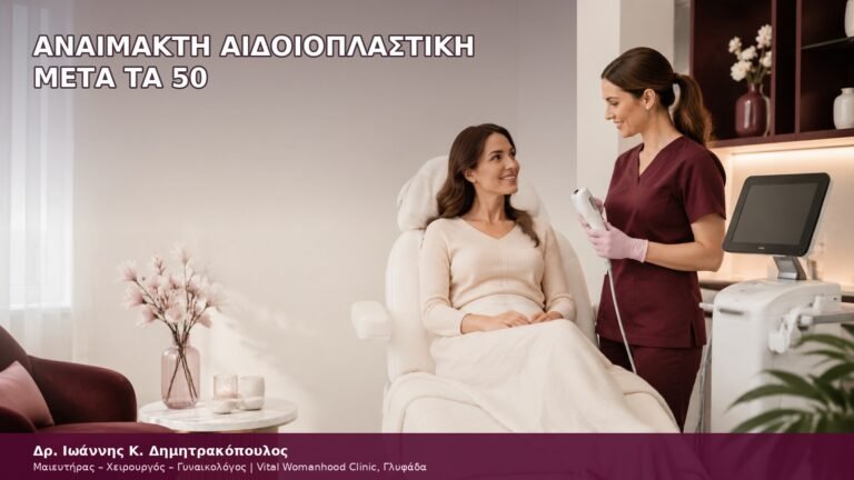 αναίμακτη αιδοιοπλαστική μετά τα 50