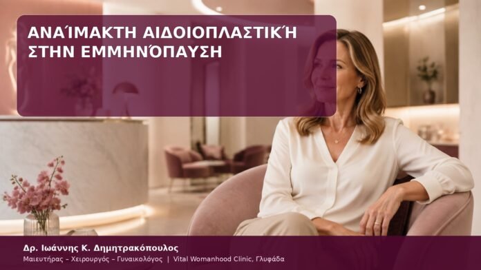 Αναίμακτη Αιδοιοπλαστική στην Εμμηνόπαυση αιδοιοπλαστική στην εμμηνόπαυση