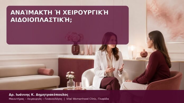 αναίμακτη ή χειρουργική αιδοιοπλαστική