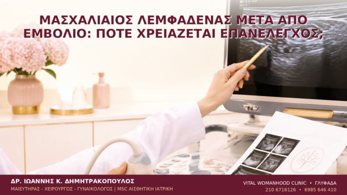 Μασχαλιαίος Λεμφαδένας μετά από Εμβόλιο: Πότε Χρειάζεται Επανέλεγχος; - Δρ. Ιωάννης Κ. Δημητρακόπουλος