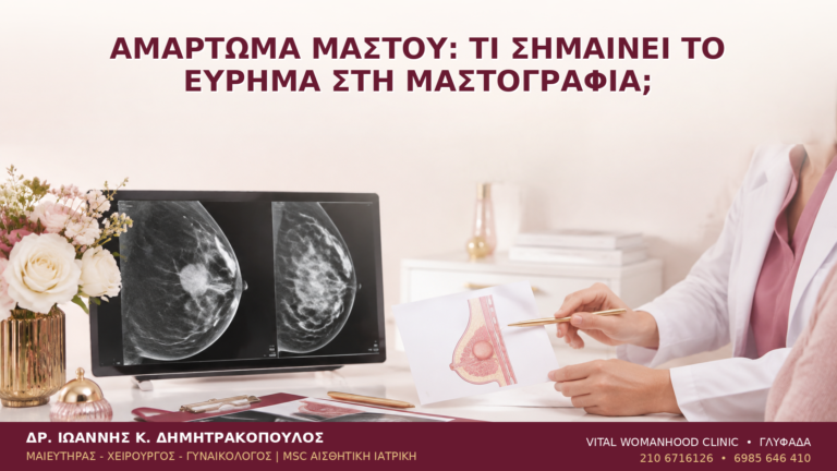 Αμάρτωμα Μαστού: Τι Σημαίνει το Εύρημα στη Μαστογραφία; - Δρ. Ιωάννης Κ. Δημητρακόπουλος