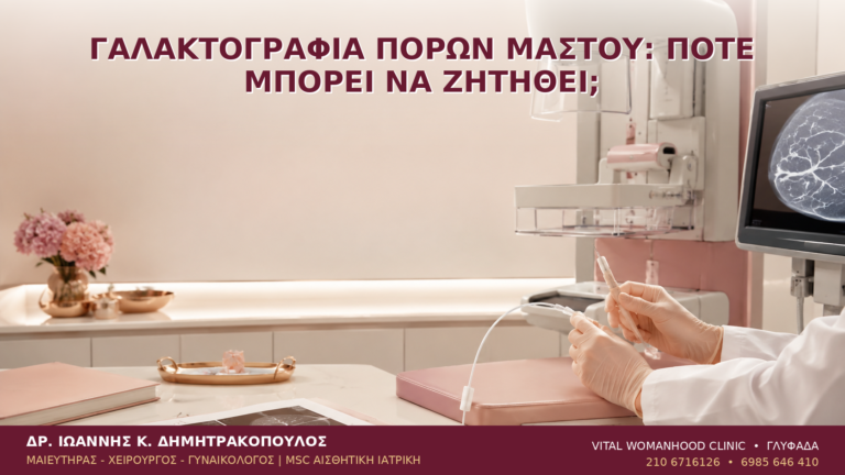 Γαλακτογραφία Πόρων Μαστού: Πότε Μπορεί να Ζητηθεί; - Δρ. Ιωάννης Κ. Δημητρακόπουλος