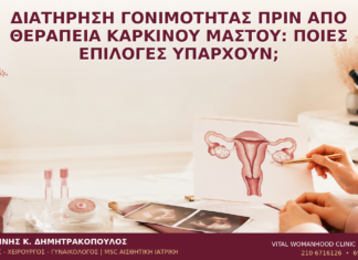 Διατήρηση Γονιμότητας πριν από Θεραπεία Καρκίνου Μαστού: Ποιες Επιλογές Υπάρχουν; Διατήρηση Γονιμότητας πριν από Θεραπεία Καρκίνου Μαστού: Ποιες Επιλογές Υπάρχουν; - Δρ. Ιωάννης Κ. Δημητρακόπουλος