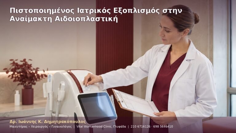 Πιστοποιημένος Ιατρικός Εξοπλισμός στην Αναίμακτη Αιδοιοπλαστική