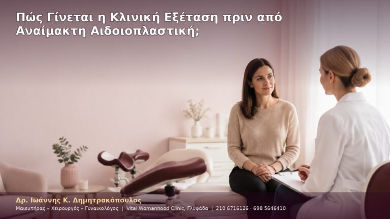 Πώς Γίνεται η Κλινική Εξέταση πριν από Αναίμακτη Αιδοιοπλαστική;
