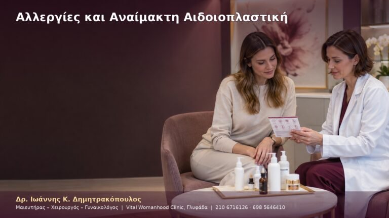 Αλλεργίες και Αναίμακτη Αιδοιοπλαστική