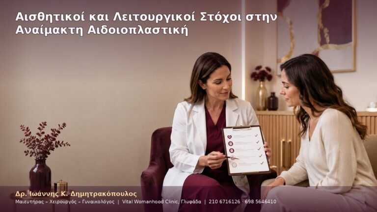 Αισθητικοί και Λειτουργικοί Στόχοι στην Αναίμακτη Αιδοιοπλαστική