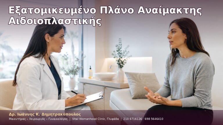 Εξατομικευμένο Πλάνο Αναίμακτης Αιδοιοπλαστικής