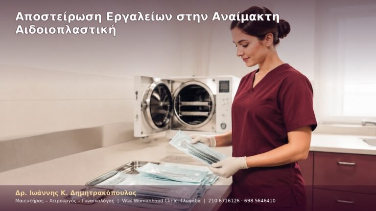 Αποστείρωση Εργαλείων στην Αναίμακτη Αιδοιοπλαστική
