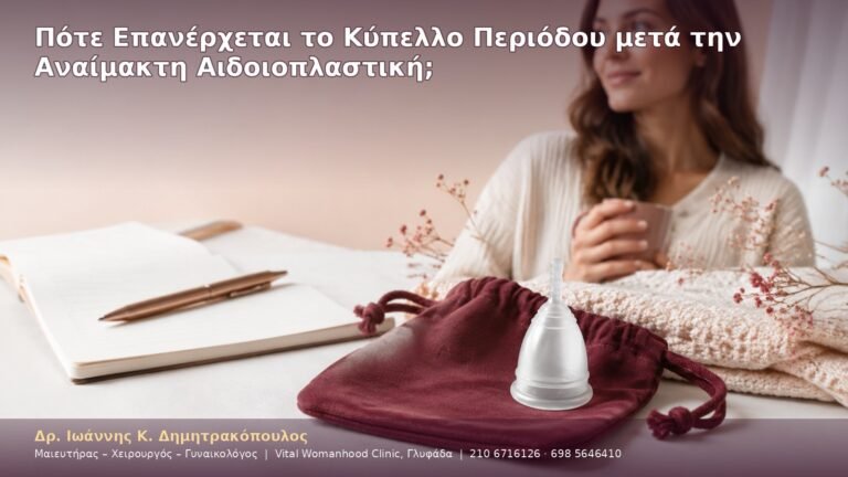 Πότε Επανέρχεται το Κύπελλο Περιόδου μετά την Αναίμακτη Αιδοιοπλαστική;
