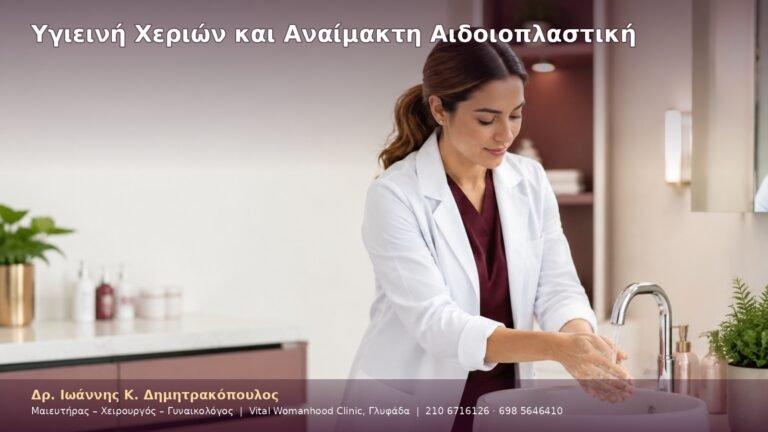 Υγιεινή Χεριών και Αναίμακτη Αιδοιοπλαστική