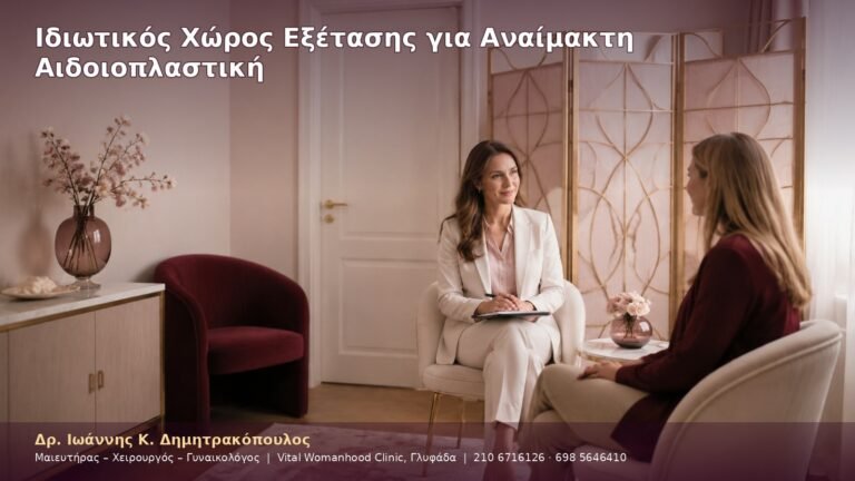 Ιδιωτικός Χώρος Εξέτασης για Αναίμακτη Αιδοιοπλαστική
