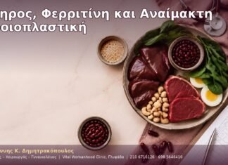 Σίδηρος, Φερριτίνη και Αναίμακτη Αιδοιοπλαστική