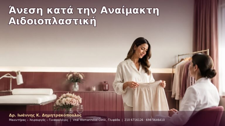 Άνεση κατά την Αναίμακτη Αιδοιοπλαστική