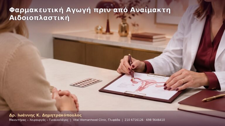 Φαρμακευτική Αγωγή πριν από Αναίμακτη Αιδοιοπλαστική