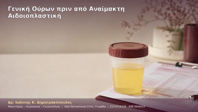 Γενική Ούρων πριν από Αναίμακτη Αιδοιοπλαστική