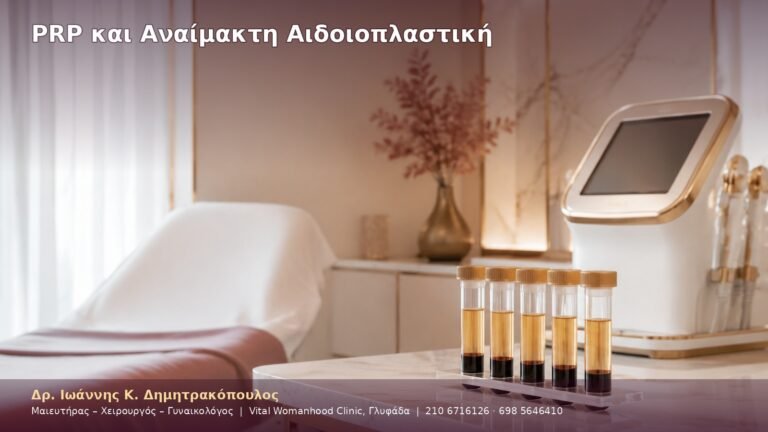 PRP και Αναίμακτη Αιδοιοπλαστική