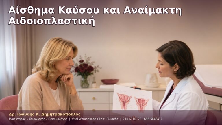 Αίσθημα Καύσου και Αναίμακτη Αιδοιοπλαστική
