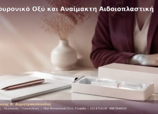 Υαλουρονικό Οξύ και Αναίμακτη Αιδοιοπλαστική