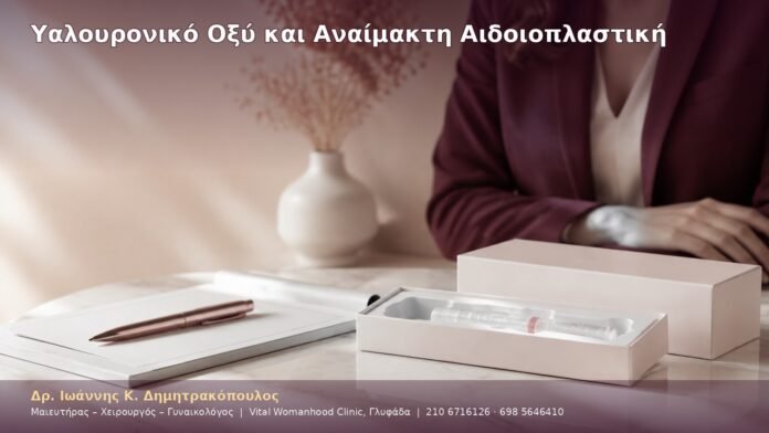 Υαλουρονικό Οξύ και Αναίμακτη Αιδοιοπλαστική