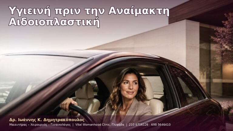 Υγιεινή πριν την Αναίμακτη Αιδοιοπλαστική