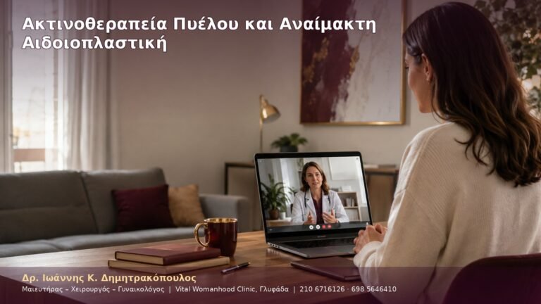 Ακτινοθεραπεία Πυέλου και Αναίμακτη Αιδοιοπλαστική