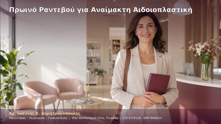 Πρωινό Ραντεβού για Αναίμακτη Αιδοιοπλαστική
