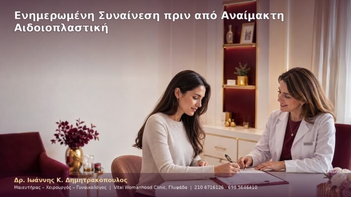 Ενημερωμένη Συναίνεση πριν από Αναίμακτη Αιδοιοπλαστική