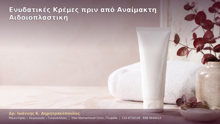 Ενυδατικές Κρέμες πριν από Αναίμακτη Αιδοιοπλαστική