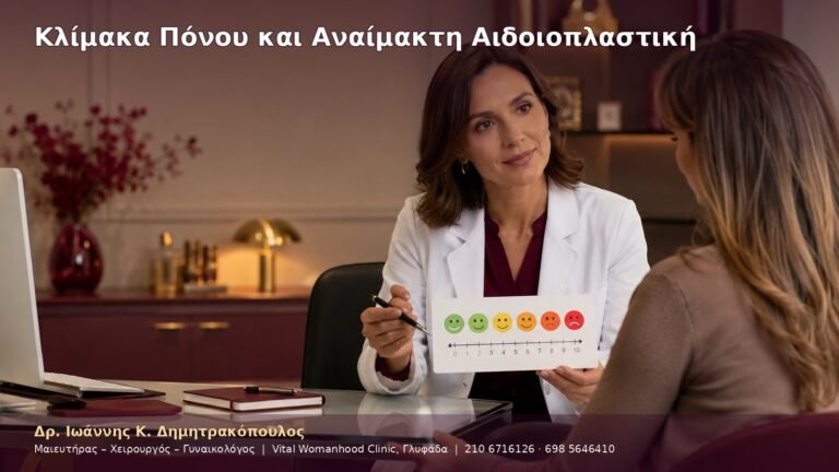 Κλίμακα Πόνου και Αναίμακτη Αιδοιοπλαστική