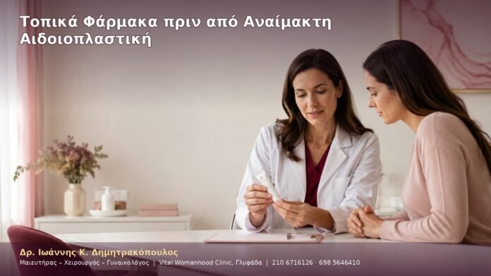 Τοπικά Φάρμακα πριν από Αναίμακτη Αιδοιοπλαστική