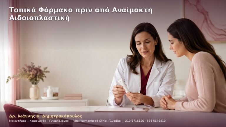 Τοπικά Φάρμακα πριν από Αναίμακτη Αιδοιοπλαστική