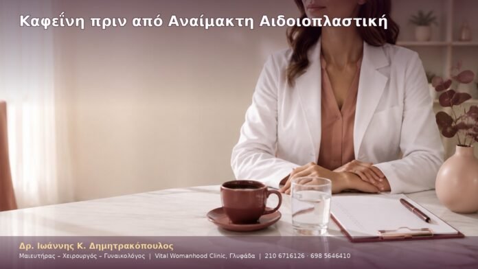 Καφεΐνη πριν από Αναίμακτη Αιδοιοπλαστική