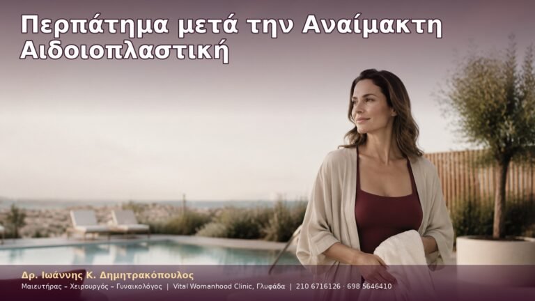 Περπάτημα μετά την Αναίμακτη Αιδοιοπλαστική