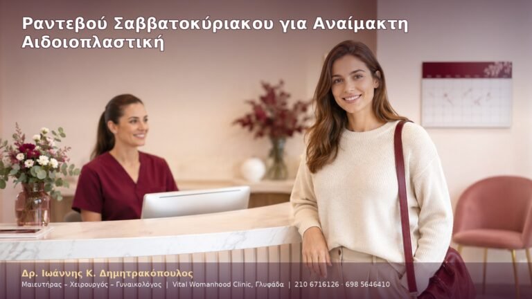 Ραντεβού Σαββατοκύριακου για Αναίμακτη Αιδοιοπλαστική