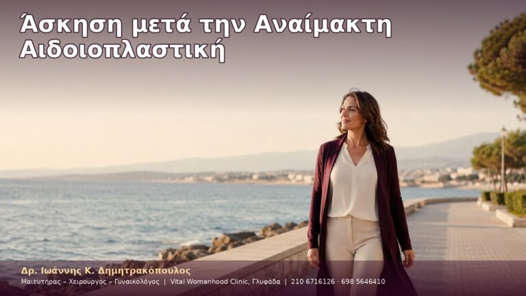Άσκηση μετά την Αναίμακτη Αιδοιοπλαστική