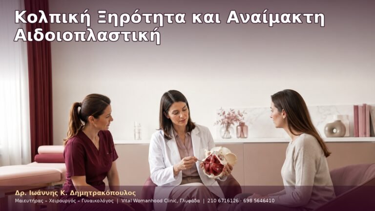 Κολπική Ξηρότητα και Αναίμακτη Αιδοιοπλαστική