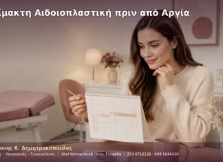 Αναίμακτη Αιδοιοπλαστική πριν από Αργία