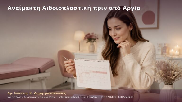 Αναίμακτη Αιδοιοπλαστική πριν από Αργία