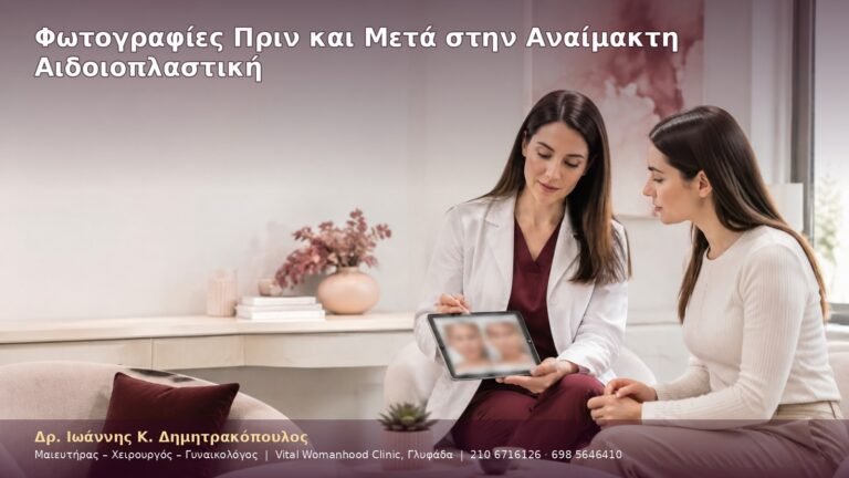 Φωτογραφίες Πριν και Μετά στην Αναίμακτη Αιδοιοπλαστική