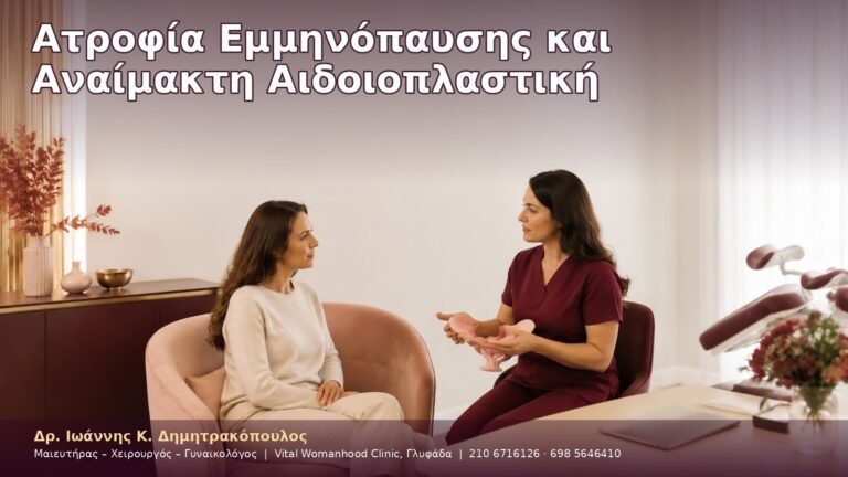 Ατροφία Εμμηνόπαυσης και Αναίμακτη Αιδοιοπλαστική