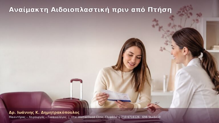 Αναίμακτη Αιδοιοπλαστική πριν από Πτήση