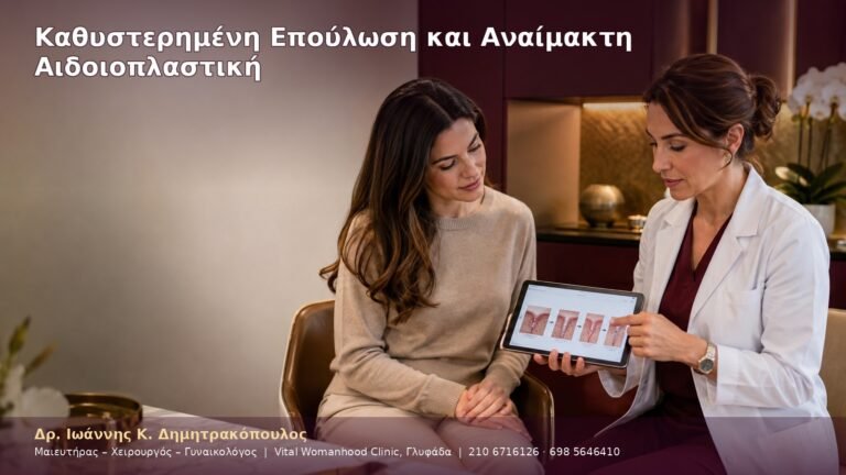 Καθυστερημένη Επούλωση και Αναίμακτη Αιδοιοπλαστική