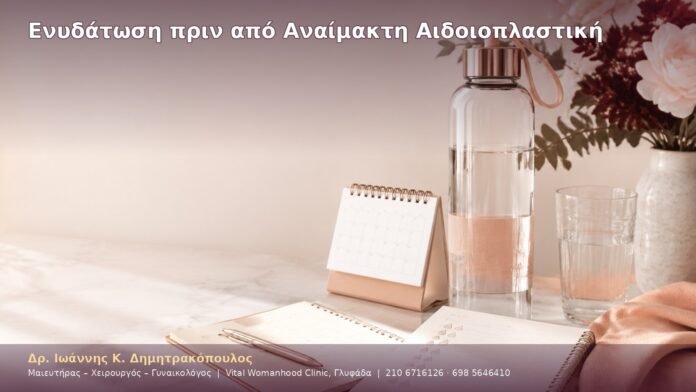 Ενυδάτωση πριν από Αναίμακτη Αιδοιοπλαστική